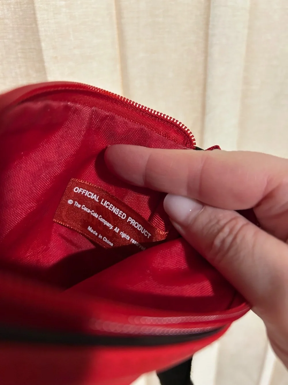 Official Coke wristlet! Coke/ Bears with removable wrist strap